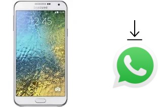 Comment installer WhatsApp dans un Samsung Galaxy E7