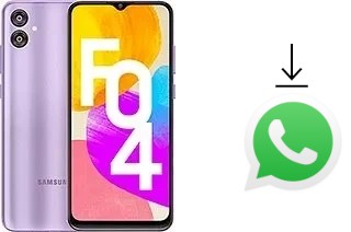 Comment installer WhatsApp dans un Samsung Galaxy F04