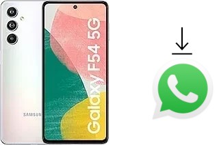 Comment installer WhatsApp dans un Samsung Galaxy F54