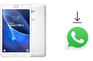 Comment installer WhatsApp dans un Samsung Galaxy Tab J