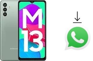 Comment installer WhatsApp dans un Samsung Galaxy M13 (India)