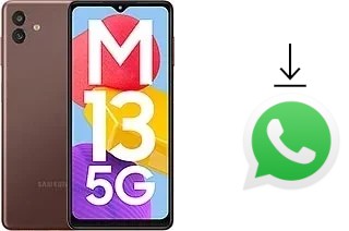 Comment installer WhatsApp dans un Samsung Galaxy M13 5G