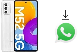 Comment installer WhatsApp dans un Samsung Galaxy M52 5G