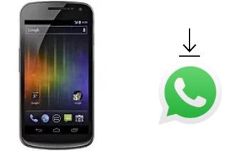 Comment installer WhatsApp dans un Samsung Galaxy Nexus I9250