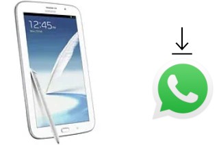 Comment installer WhatsApp dans un Samsung Galaxy Note 8.0 Wi-Fi