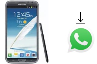 Comment installer WhatsApp dans un Samsung Galaxy Note II CDMA