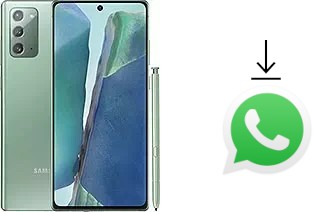 Comment installer WhatsApp dans un Samsung Galaxy Note20 5G