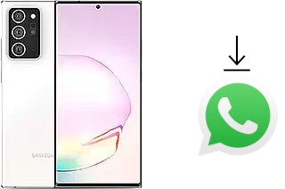 Comment installer WhatsApp dans un Samsung Galaxy Note20+ 5G