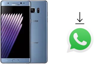 Comment installer WhatsApp dans un Samsung Galaxy Note7