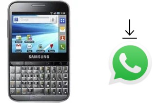 Comment installer WhatsApp dans un Samsung Galaxy Pro B7510