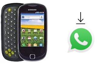 Comment installer WhatsApp dans un Samsung Galaxy Q T589R