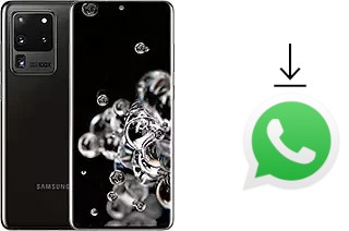 Comment installer WhatsApp dans un Samsung Galaxy S20 Ultra