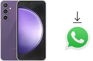 Comment installer WhatsApp dans un Samsung Galaxy S23 FE