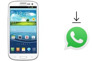 Comment installer WhatsApp dans un Samsung Galaxy S III CDMA