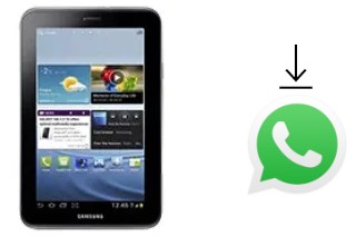 Comment installer WhatsApp dans un Samsung Galaxy Tab 2 7.0 P3110