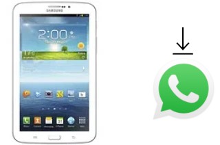 Comment installer WhatsApp dans un Samsung Galaxy Tab 3 7.0