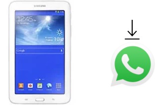 Comment installer WhatsApp dans un Samsung Galaxy Tab 3 lite