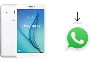 Comment installer WhatsApp dans un Samsung Galaxy Tab E 8.0