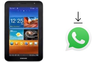 Comment installer WhatsApp dans un Samsung P6210 Galaxy Tab 7.0 Plus