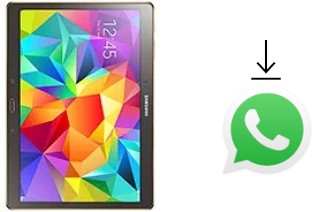 Comment installer WhatsApp dans un Samsung Galaxy Tab S 10.5 LTE