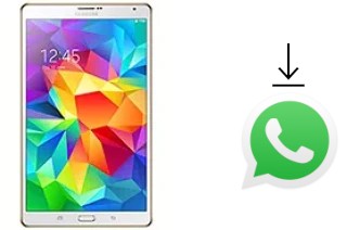 Comment installer WhatsApp dans un Samsung Galaxy Tab S 8.4 LTE