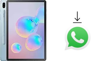 Comment installer WhatsApp dans un Samsung Galaxy Tab S6