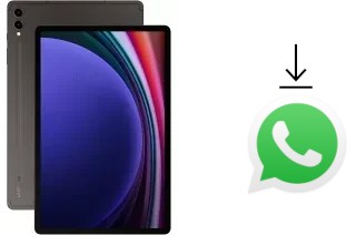 Comment installer WhatsApp dans un Samsung Galaxy Tab S9+