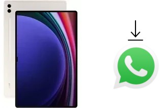 Comment installer WhatsApp dans un Samsung Galaxy Tab S9 Ultra