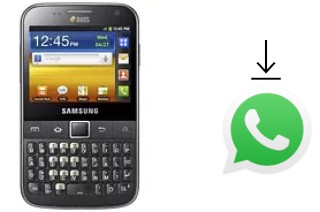 Comment installer WhatsApp dans un Samsung Galaxy Y Pro Duos B5512