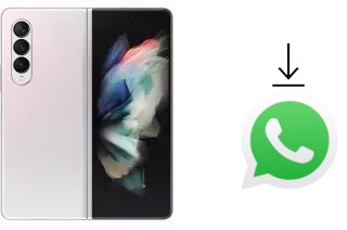 Comment installer WhatsApp dans un Samsung Galaxy Z Fold3 5G