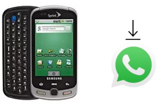 Comment installer WhatsApp dans un Samsung M900 Moment