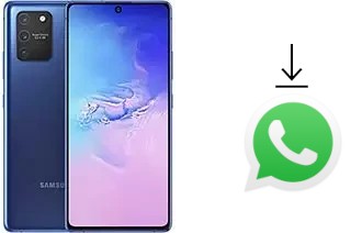 Comment installer WhatsApp dans un Samsung Galaxy S10 Lite