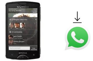 Comment installer WhatsApp dans un Sony Ericsson Xperia mini