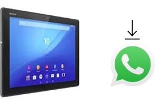 Comment installer WhatsApp dans un Sony Xperia Z4 Tablet LTE