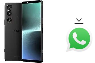 Comment installer WhatsApp dans un Sony Xperia 1 V