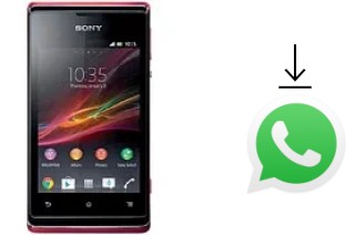 Comment installer WhatsApp dans un Sony Xperia E