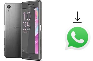 Comment installer WhatsApp dans un Sony Xperia X Performance