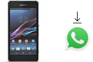 Comment installer WhatsApp dans un Sony Xperia Z1 Compact