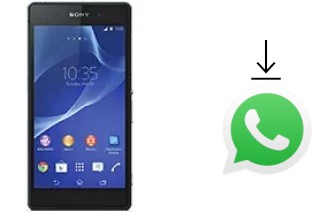 Comment installer WhatsApp dans un Sony Xperia Z2a