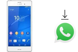 Comment installer WhatsApp dans un Sony Xperia Z3 Dual