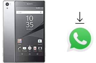 Comment installer WhatsApp dans un Sony Xperia Z5 Premium