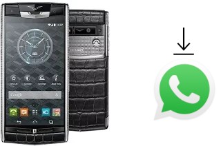 Comment installer WhatsApp dans un Vertu Signature Touch