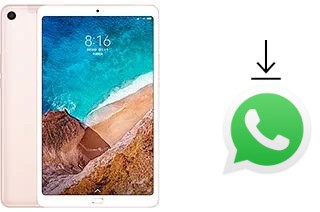 Comment installer WhatsApp dans un Xiaomi Mi Pad 4 Plus