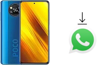 Comment installer WhatsApp dans un Xiaomi Poco X3 NFC