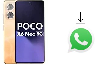 Comment installer WhatsApp dans un Xiaomi Poco X6 Neo