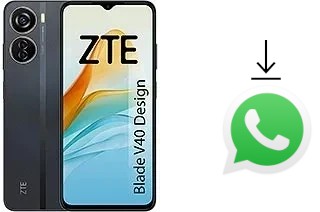 Comment installer WhatsApp dans un ZTE Blade V40 Design