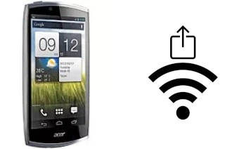 Générer un QR code avec la clé Wifi sur un Acer CloudMobile S500