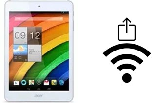 Générer un QR code avec la clé Wifi sur un Acer Iconia A1-830