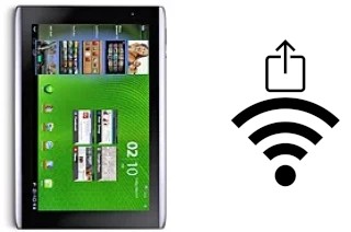 Générer un QR code avec la clé Wifi sur un Acer Iconia Tab A501