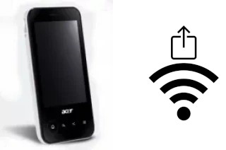 Générer un QR code avec la clé Wifi sur un Acer beTouch E400